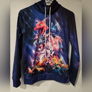 Colorful Pokémon Graphic Hoodie
